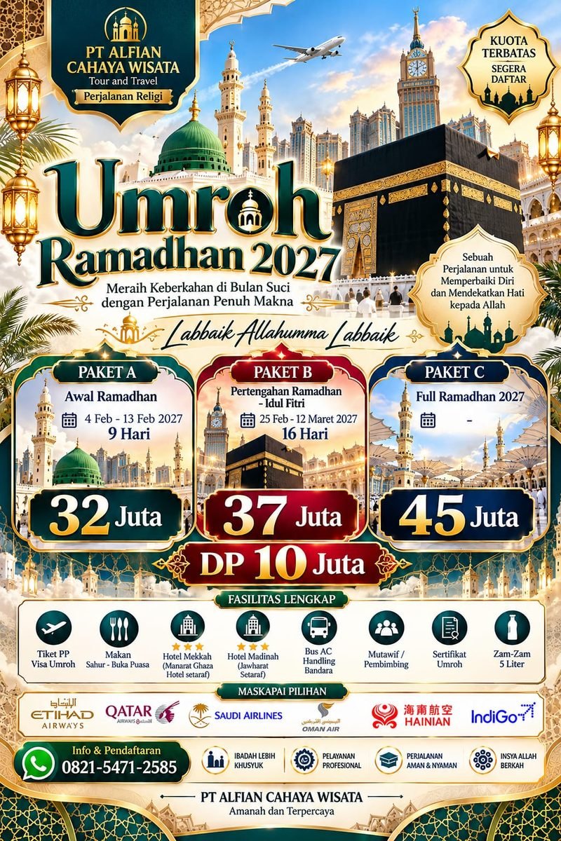 Umroh Ramadhan 2027
